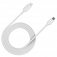 Кабель Canyon CFI12B white (Lightning - USB-C ) 2м 20Вт www.bd.in.ua Безпечний Дім